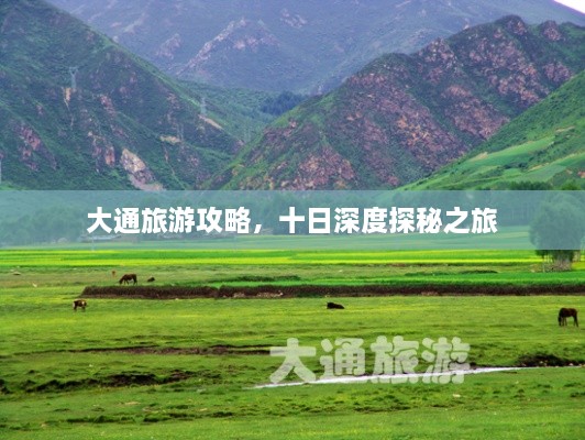 大通旅游攻略，十日深度探秘之旅