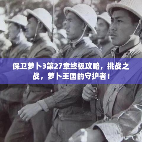保衛(wèi)蘿卜3第27章終極攻略，挑戰(zhàn)之戰(zhàn)，蘿卜王國(guó)的守護(hù)者！