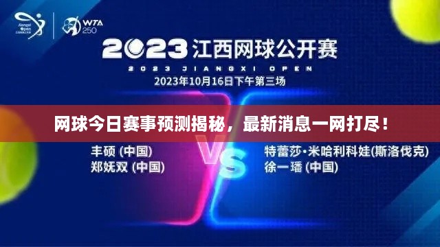 網(wǎng)球今日賽事預(yù)測揭秘，最新消息一網(wǎng)打盡！