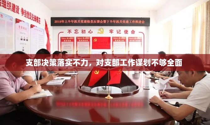 支部決策落實(shí)不力，對(duì)支部工作謀劃不夠全面 