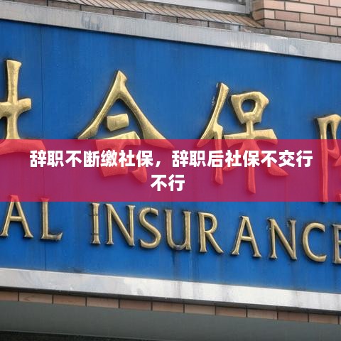 辭職不斷繳社保，辭職后社保不交行不行 